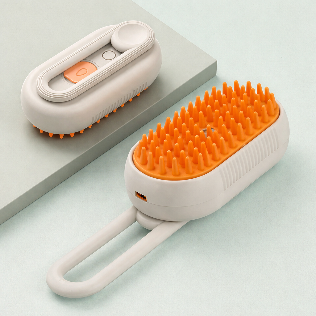 Rechargeable Pet Steam Brush