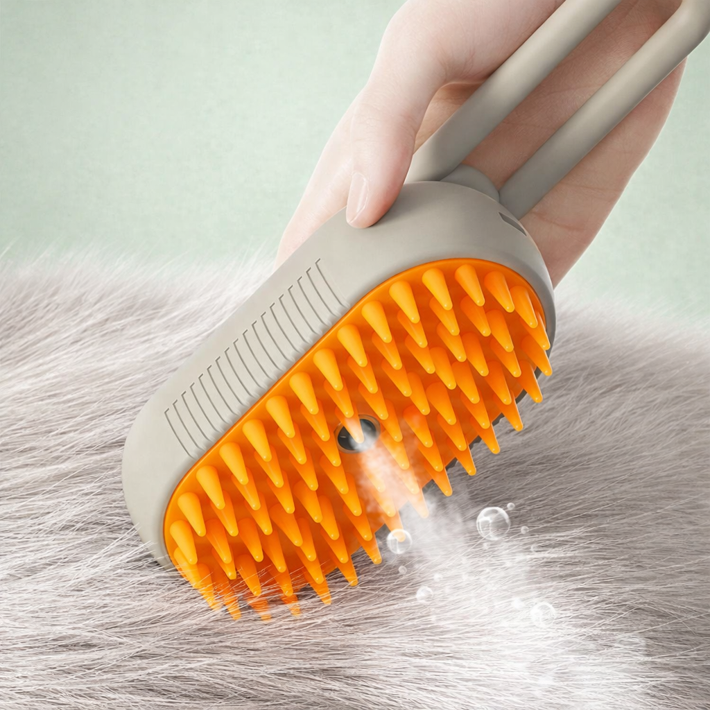 Rechargeable Pet Steam Brush