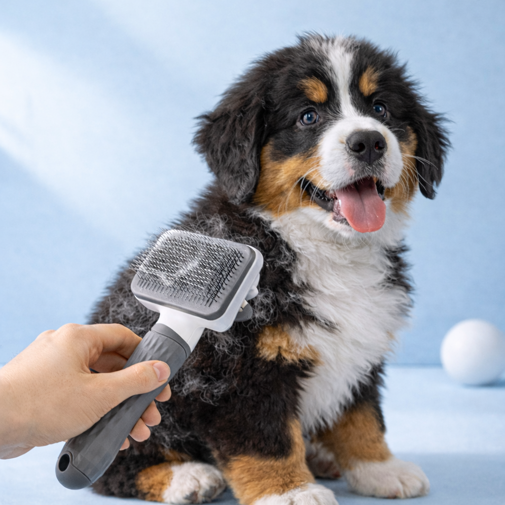 Self-Cleaning Pet Grooming Brush